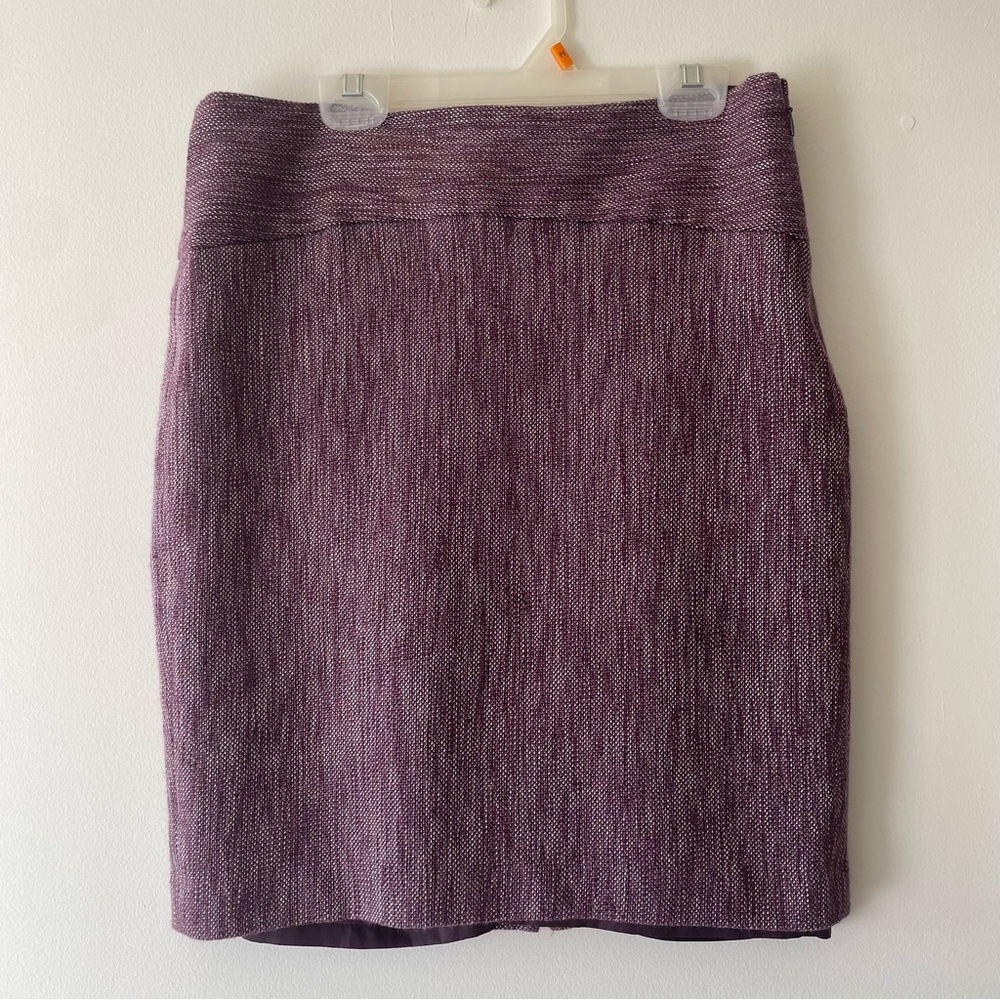 The Limited Purple & White Women’s Pencil Skirt Size 2